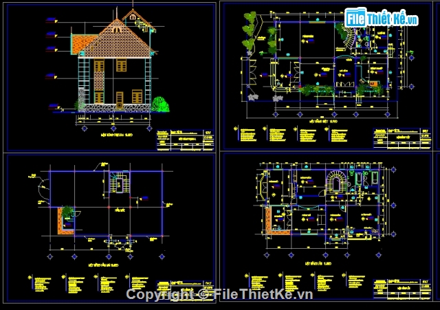 biệt thự phố,Bản vẽ autocad,Biệt thự,Bản vẽ